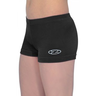 The Zone Shorty/Hipster aus glattem Samt F: black