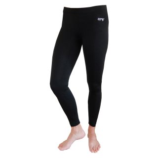 ERVY lange Leggings "Mikrofaser N-Air" F: schwarz+schwarzer Bund *TOP PRODUCT* 10 J. (134/140)