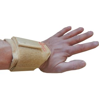 Profi-Handgelenkstütze "PRO " aus synthetischem Leder mit Klettverschluss 
