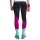 ERVY Lange Leggings 3 farbig mit Print Stoff "Andaman 1" ohne Frontnaht