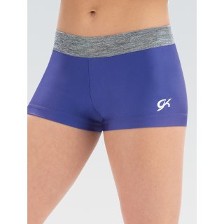 GK E3864 Hotpant Short bright sapphire+Foiled Heather Holo *Spring Collection*