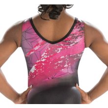 GK 3812 Ärmelloser Turnanzug/Gymnastikanzug - Hyper Print Leotard