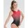 GK 3858 Ärmelloser Turnanzug/Gymnastikanzug - "Branded V-Neck" candy apple Leotard