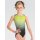 GK 3858 Ärmelloser Turnanzug/Gymnastikanzug - "Branded V-Neck" key lime Leotard