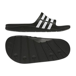 ADIDAS G06799 Kinder Badelatschen/Badeschuhe "Duramo Slide" F: schwarz/weiß *TOP*