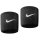 Nike Handgelenkwärmer/Schweißbänder klein, F: black Polster aus Frottee
