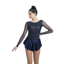 Langarm Intermezzo-Kürkleid 31572 Skating/Rollkunst/Tanz F: blau *TOP*