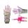 IWA 420 Handgelenkstütze mit Daumenloch aus synthetischem Leder mit 3xKlettverschluss
