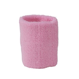 Handgelenkwärmer/Schweißbänder klein, Polster aus Frottee Farbe: light pink