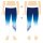ERVY Leggings/lange Hose "Dyla blau" mit tollem Printmuster F: blau/weiß