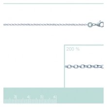 CF Silber Kette 925er für div. Kettenanhänger Länge: 45 cm