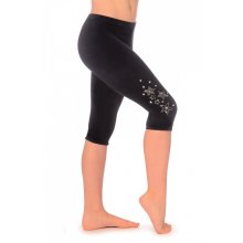 The Zone 3/4 Leggings aus glattem Samt mit Motiv...