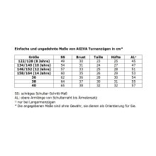 AGIVA 8930 Langarm-Gymnastikanzug mit Elasthan F: schwarz