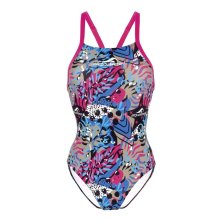 Aquafeel 21886 Damen/Frauen Badeanzug/Schwimmanzug "Motion Back" F: royal/pink/weiß/schwarz