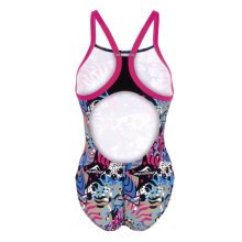 Aquafeel 21886 Damen/Frauen Badeanzug/Schwimmanzug "Motion Back" F: royal/pink/weiß/schwarz