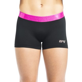 ERVY Hipster "Mikrofaser N-Air" mit Metallic F: schwarz/party pink *TOP BASIC*