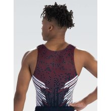 GK 1893M Herren-Kunstturntrikot "Loyalist" Sublimation Farben: navy/rot/weiß AL (50)