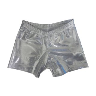 AGIVA 3705 Hot-Pant/Shorty Turnen/Akrobatik/Cheer Lackstoff F: silber-303