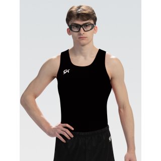 GK 1975M Herren-Kunstturntrikot/-Body Boycut Schnitt - Farbe: schwarz matt *TOP*