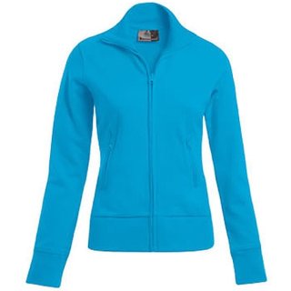 Damen Turn Sweatjacke/Freizeitjacke/Teamjacke F: türkis, rot, weiß, schwarz oder navy