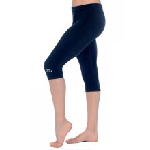 The Zone 3/4 Leggings aus glattem Samt F: dunkelblau/navy