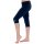 The Zone 3/4 Leggings aus glattem Samt F: dunkelblau/navy