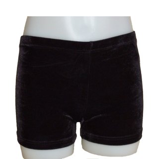 AGIVA 3768 Hot-Pant/ShortTurnen + Akrobatik Samtstoff F: schwarz glatt 14 J. (34/158/164)