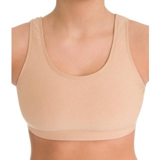 GK 1466 Turnanzug - Sport BH/Sport Top aus Baumwolle/Elasthan hautfarben *TOP*