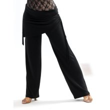 Intermezzo 5112 Top Damen-Tanzhose mit Röckchen F: schwarz - Ballroom