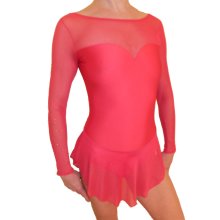 Langarm Intermezzo-Kürkleid 31455 Skating/Rollkunst/Tanz F: rot *TOP*