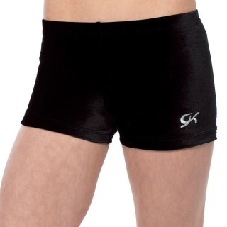 GK 1448 Hotpant Short schwarz/black Velvet/Samt *TOP Passform* CL-134/140