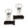 GK Elite Beginner Grips/Universal-Riemchen für Stufenbarren+Reck 2-Loch/Klettverschluss schwarz M