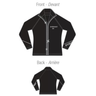 AGIVA 4605 Präsentationsjacke/Trainingsjacke F: schwarz Mädchen/Damen