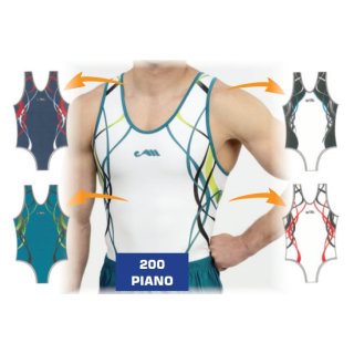 Christian Moreau Teamtrikot/Trikot/Turntrikot/Turnbody "Piano" ab 10 Stück bestellbar