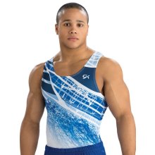 GK 1880M Herren-Kunstturntrikot Sublimation Farben: navy/weiß AL (50)