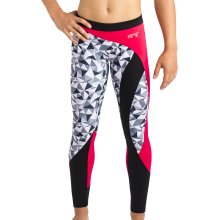 ERVY Lange Leggings 3 farbig mit Print Stoff...