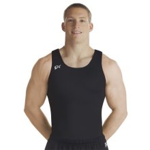 GK 1832M Herren-Kunstturntrikot/-Body Boycut Schnitt - Farbe: schwarz *TOP*