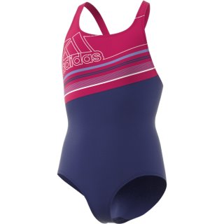 ADIDAS Kinder-/Mädchen Badeanzug/Schwimmanzug Spring Brake F: violett/weiß 104