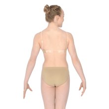 Leichter Sport BH von SilkyDance(TM) 1xdurchsichtige Träger+1xStoffträger F: haut XL