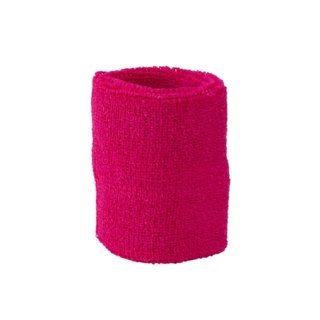 Handgelenkwärmer/Schweißbänder klein, Polster aus Frottee Farbe: pink