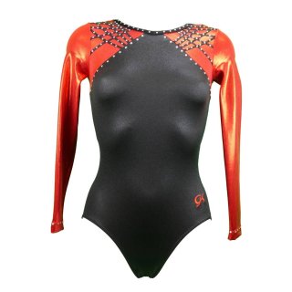 *Einzelstück* GK Langarm Turnanzug/Gymnastikanzug - "Exclusive" Competitive Leotard *Gr. AXS*