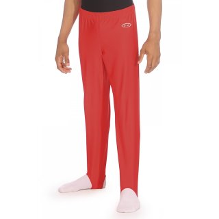 The Zone Jungen-/Männer - Lange Kunstturnhose/Turnhose/Trampolinhose F: rot *TOP*