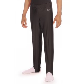 The Zone Jungen-/Männer - Lange Kunstturnhose/Turnhose/Trampolinhose F: schwarz *TOP* 134/140 (30")