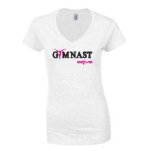 AGIVA Damen Turn T-Shirt mit Druck GYMNAST sizes: 7/8-XL...