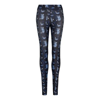 AWDis Just cool - Lange Leggings mit breitem Bund F: Motivdruck "Abstract blue"  *TOP STYLE + PRICE* 36/S (35cm)