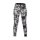 SkinnFit® - Reversible Fitness Workout Leggings Damen Freizeit+Laufsport F: schwarz Print *TOP*