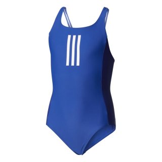 ADIDAS CD0857 Kinder-/Mädchen Badeanzug/Schwimmanzug 3 - Streifen: royal/weiß