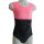 Intermezzo 31156 Ärmelloser Gymnastikanzug aus Samtstoff F: schwarz/pink