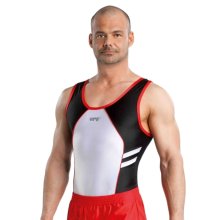 ERVY Trikot/Turnbody "Jacob" für Kunstturnen m. Elasthan *TOP* 6 (L/50)