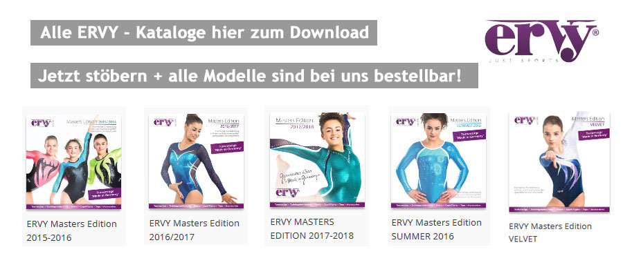 Die komplette ERVY Kollektion - Download now